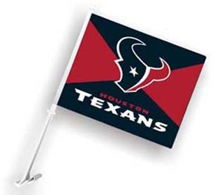 Houston Texans Window Car Flag